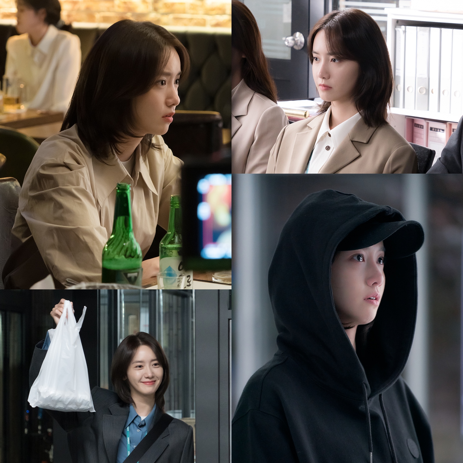 林允儿在jtbc人气电视剧《hush》中饰演生存型记者"李枝