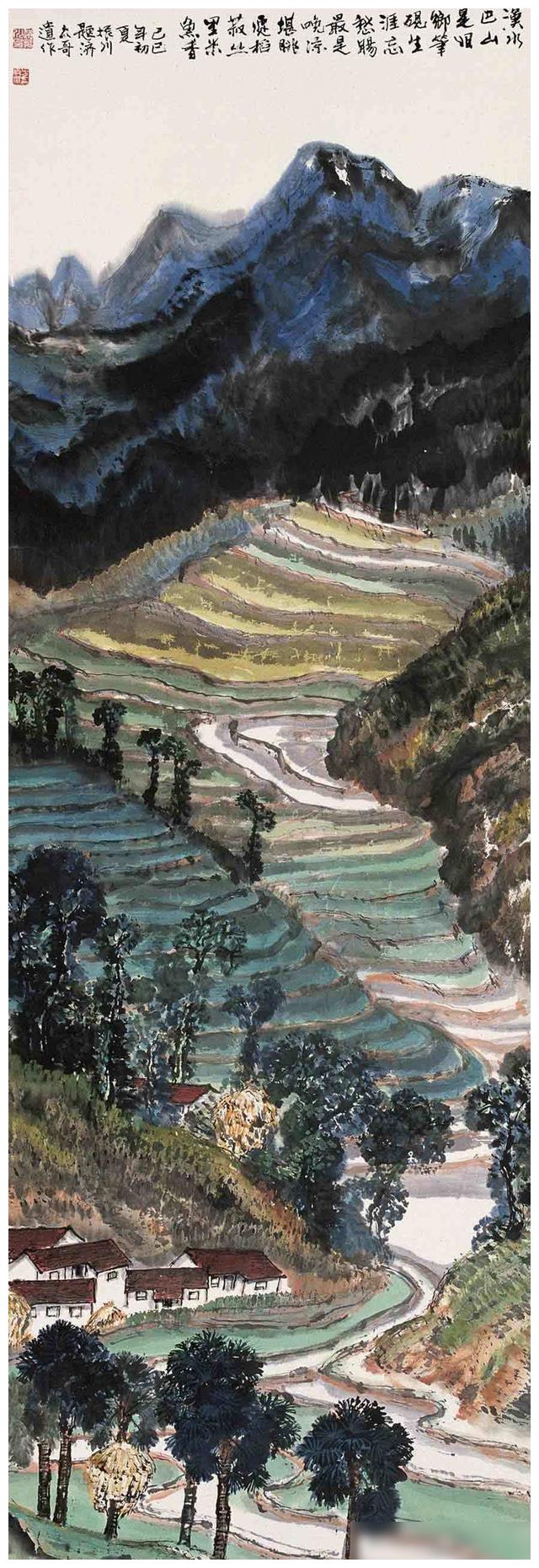 方济众的田园风景模式确立了其在中国山水画领城的地位