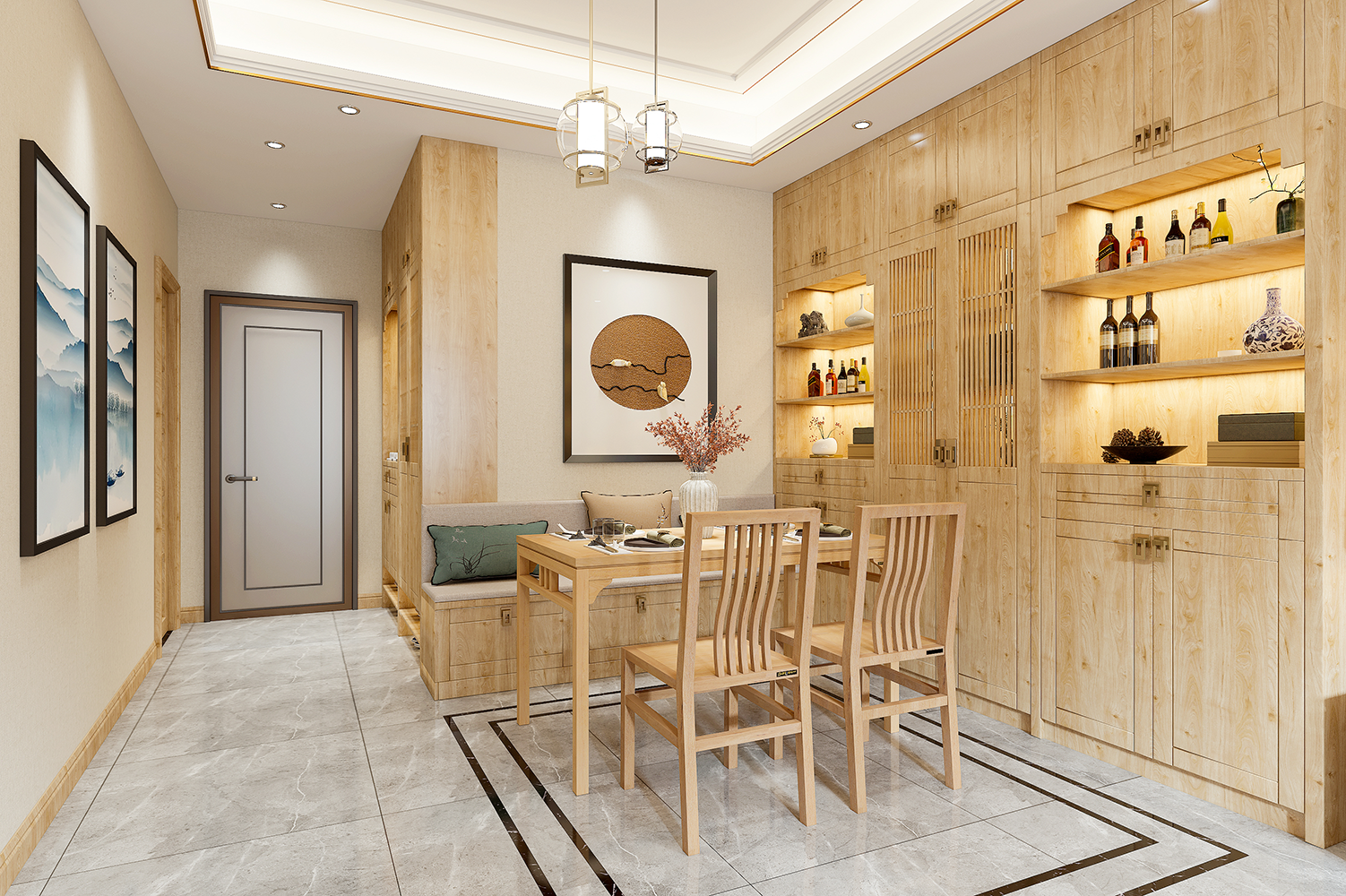 全屋定制的小户型神器,5个空间适合装"卡座"!