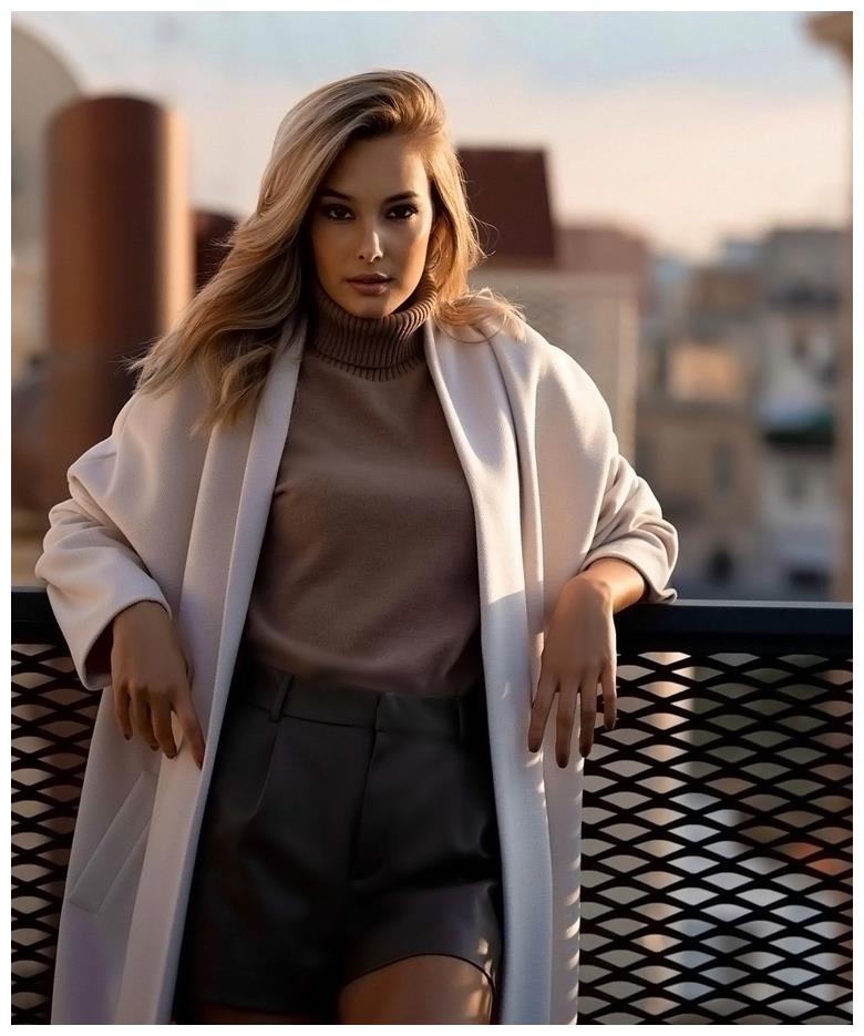 环球美女匈牙利高挑美女时尚的模特维多利亚瓦尔加