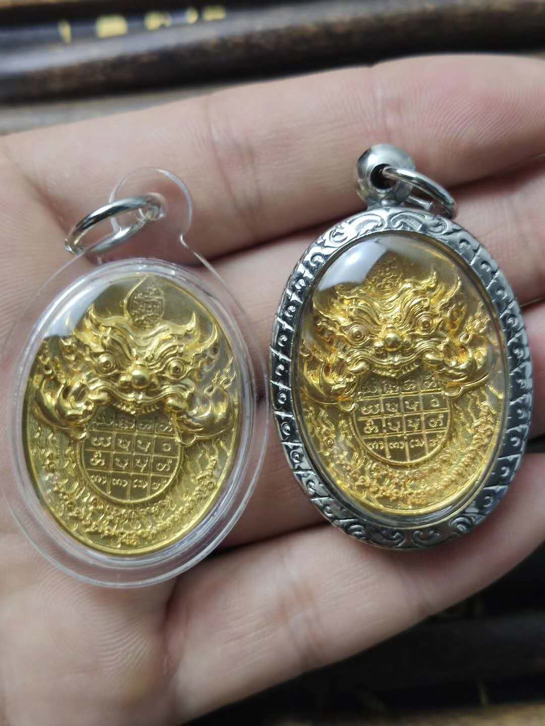 古巴悟第一期2561拉胡天神电镀金版