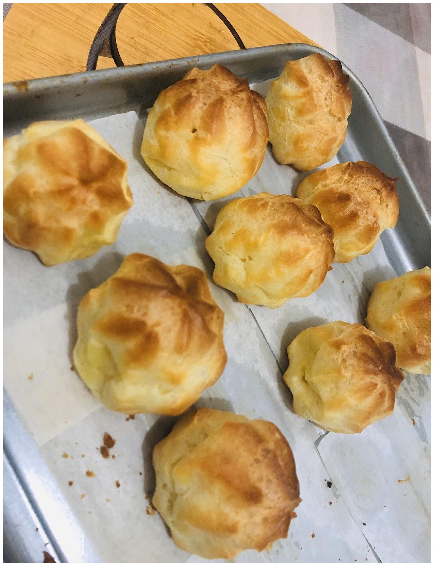 一次成功的奶油小泡芙