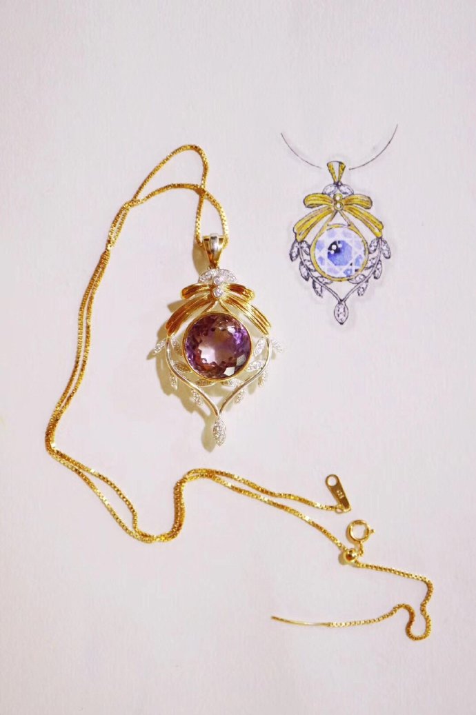 从脉轮理论里面紫黄晶对应两个脉轮,分别是三眼轮和胃轮.