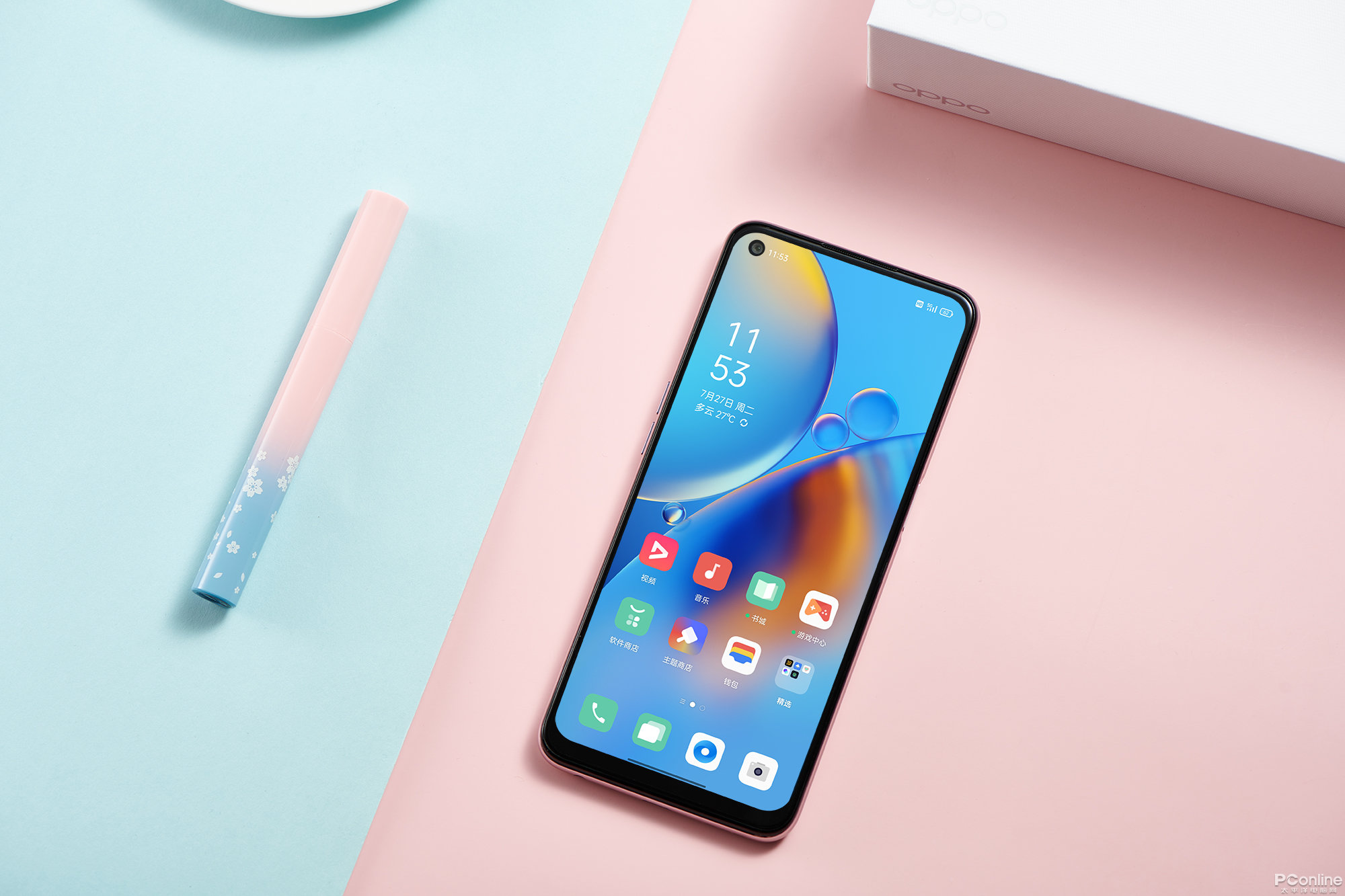 oppoa93s图赏流光晶钻下的清爽手感