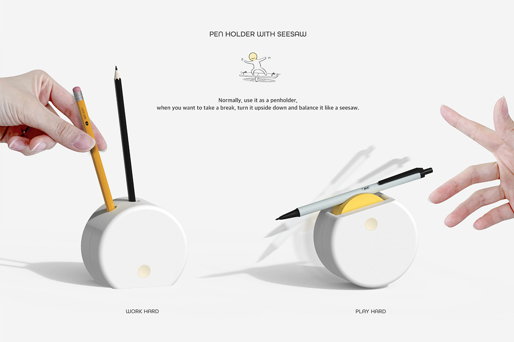 交互式桌面配件产品设计给你一个怀旧的休息期间