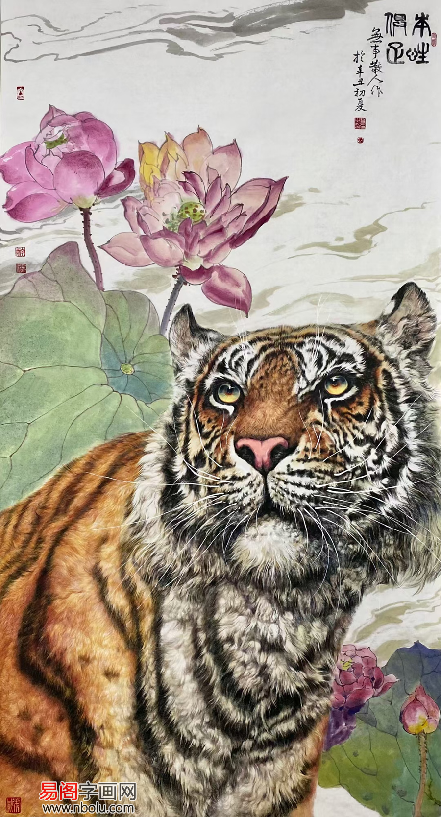 兴风狂啸 王者归来,冯四海虎画别开生面|虎画|冯四海|风仪_新浪新闻