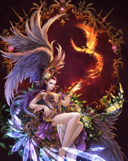 十二星座化身凤凰公主天秤座高贵冷艳狮子座霸气天成