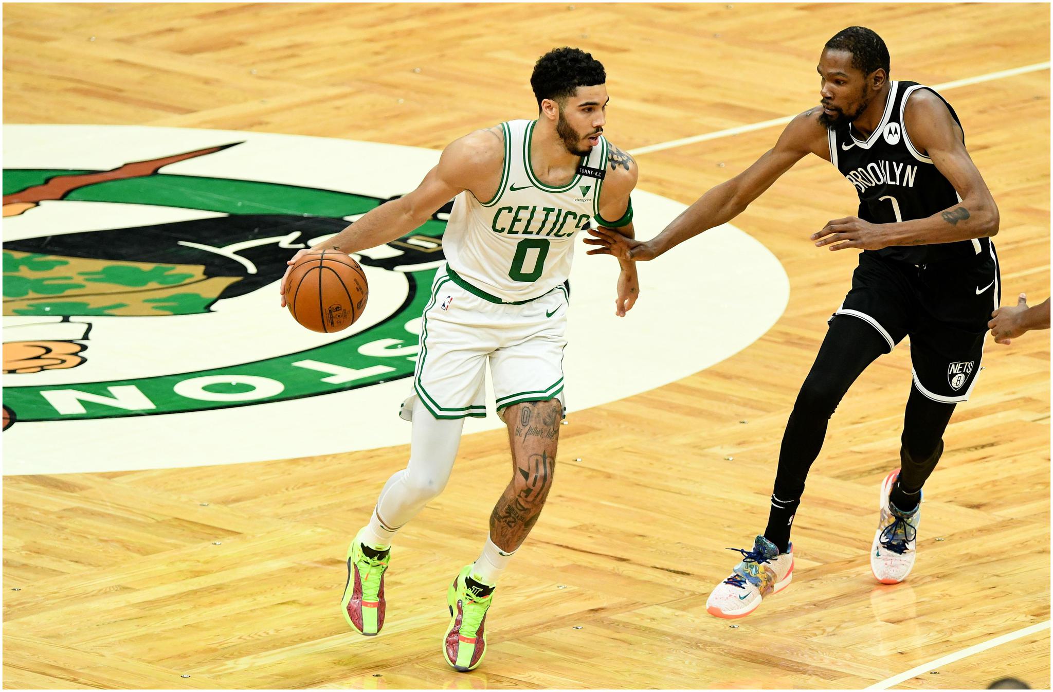 三巨头合砍104分,塔图姆空砍40 7,篮网大胜绿军夺得赛点__财经头条