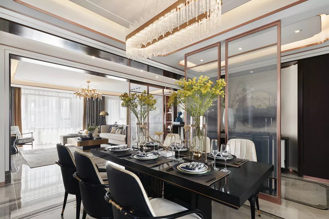 240平新中式风大平层,融合现代与古典,打造时尚之家