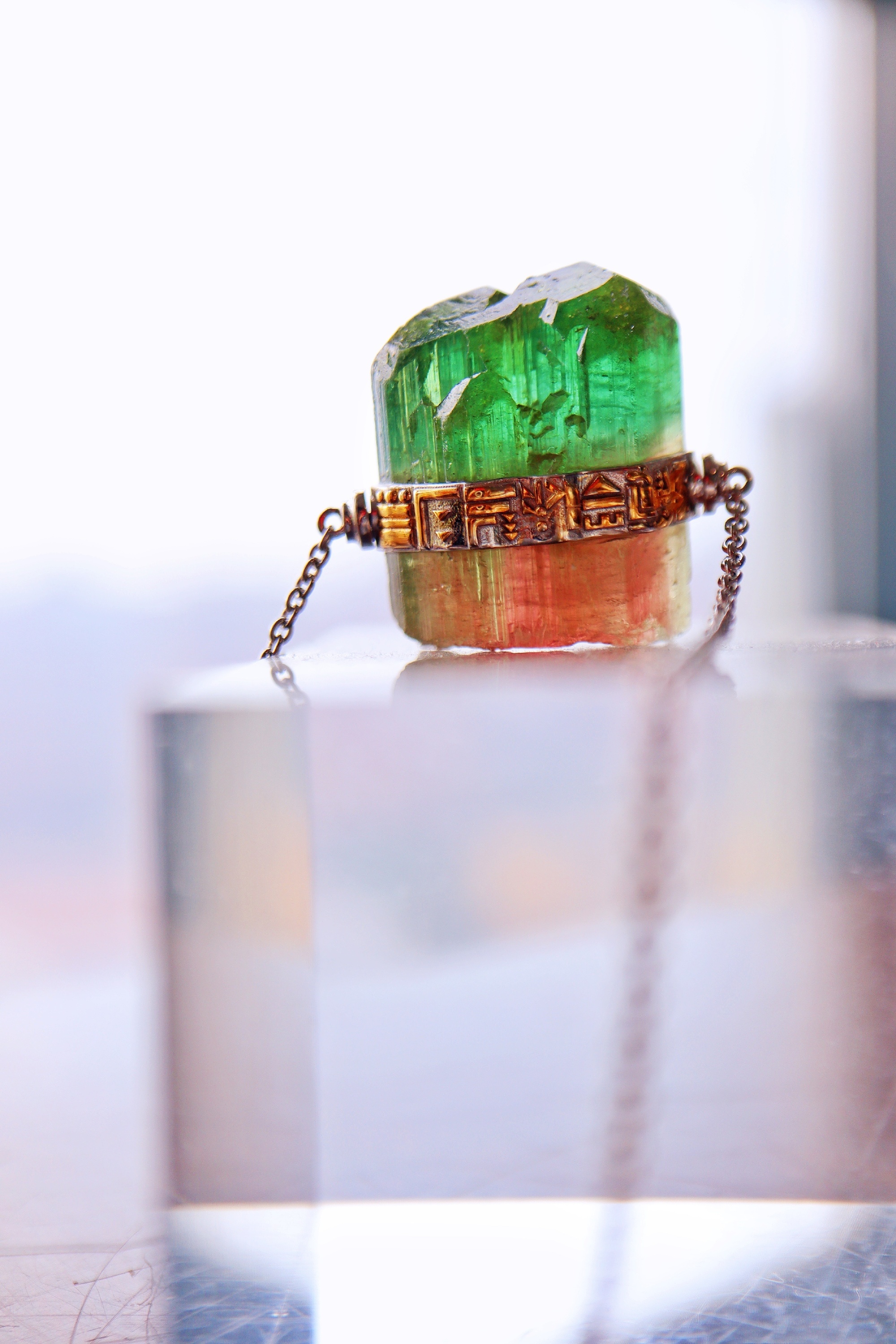 合适夏天的宝石西瓜碧玺