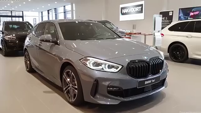 宝马118i水泥灰 运动套件实车展示