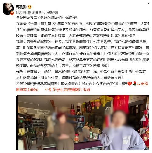 《当家主母》先后两次回应，却拿不出真猫，疑似群演称猫已被电死休闲区蓝鸢梦想 - Www.slyday.coM