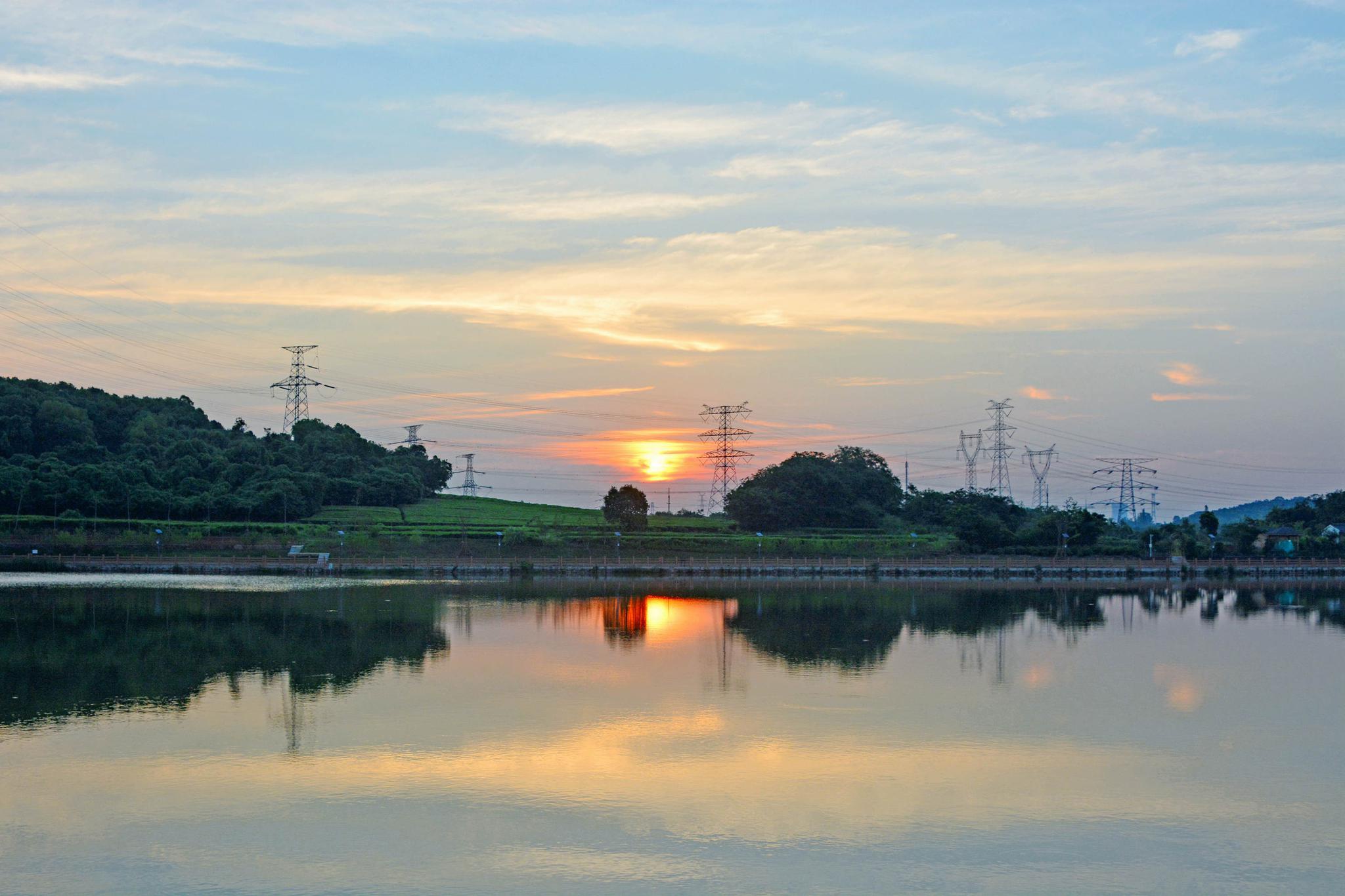 梅雨季的晴朗早晨