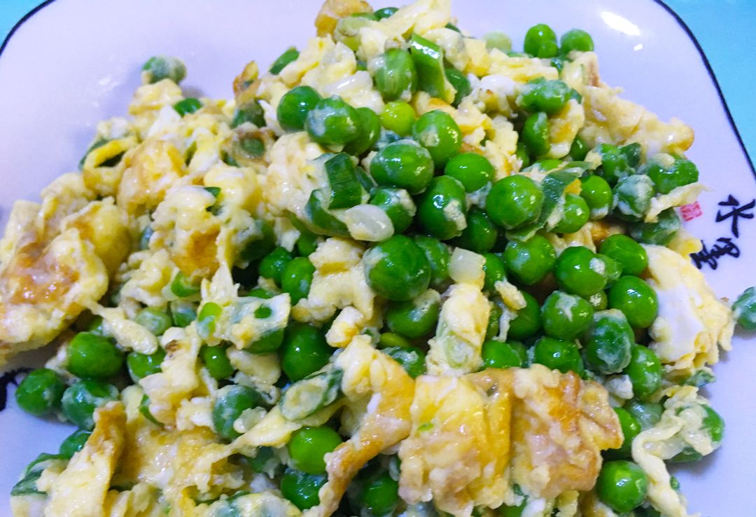 豌豆和鸡蛋这样做真美味,简单几步就能做出美味佳肴
