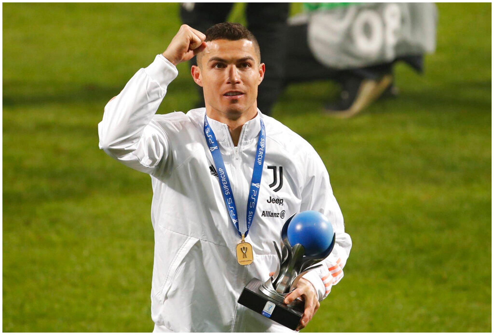 c罗当选决赛mvp!1夜捧起2座奖杯,赛后豪言:尤文能夺意甲__财经头条