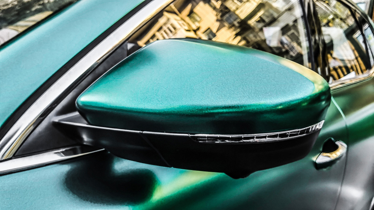 名爵hs车身改色电光祖母绿 rg瑞集改色膜南京漆车人