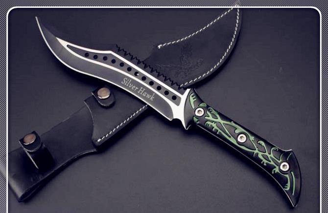 「鉴赏」一体柄猛虎刀