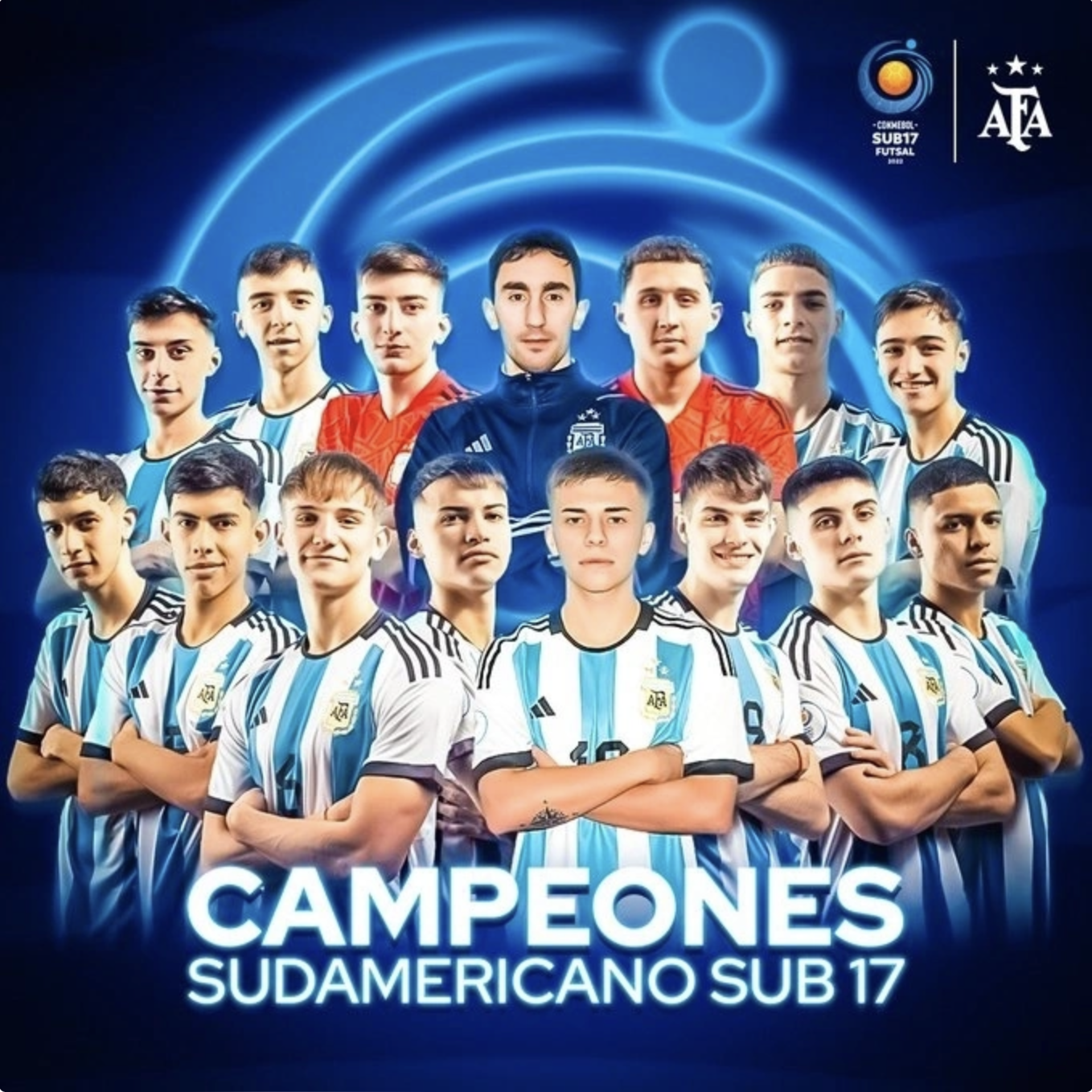 F5WC | 阿根廷U17逆转击败巴西，夺得U17南美室内五人足球冠军