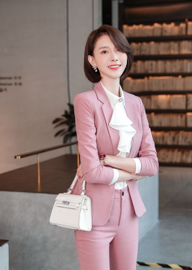 正装女套装职业适合演讲比赛的服装女西服