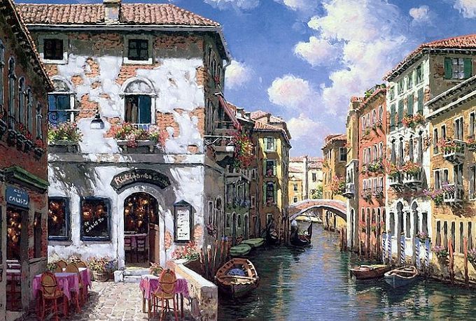 韩国画家sung sam park风景画作品欣赏_高清图集_新浪网