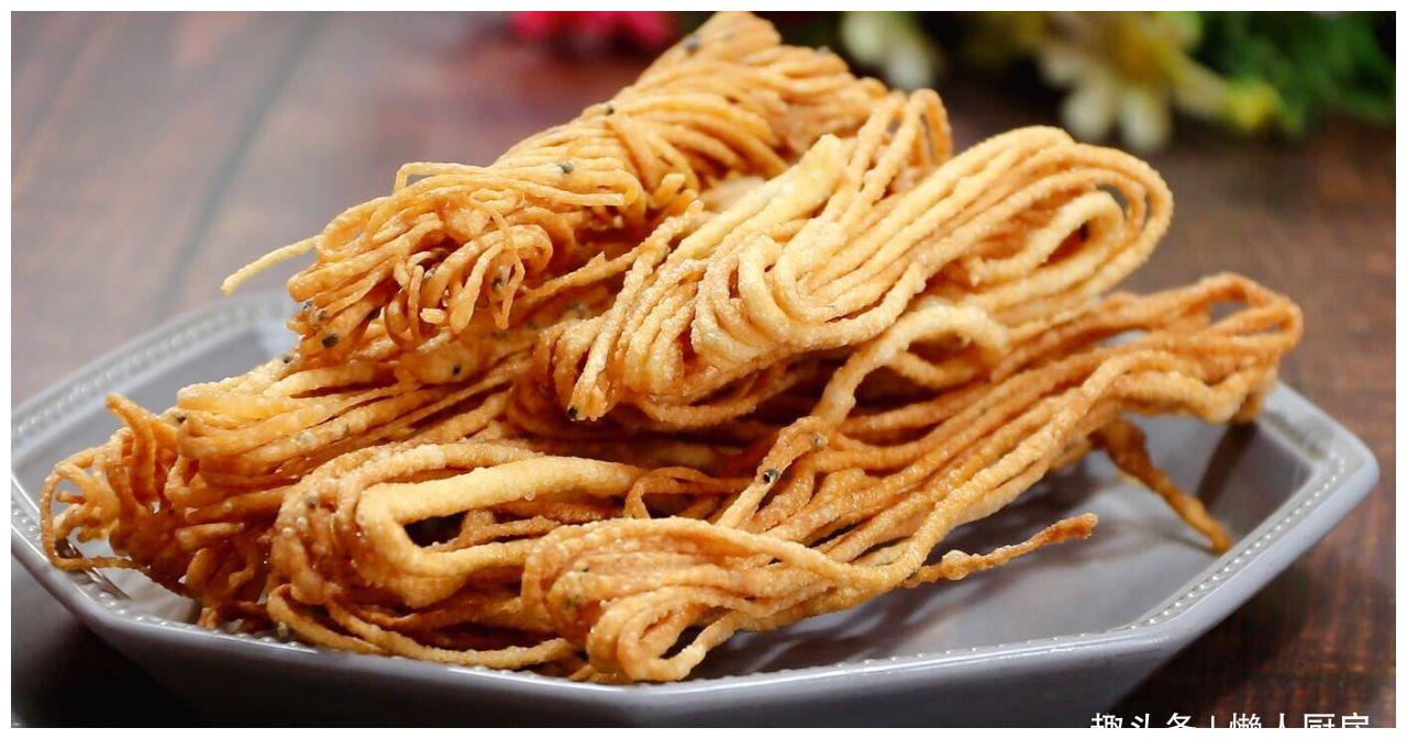 想吃馓子不用买教你详细做法和比例咸香酥脆小时候的味道