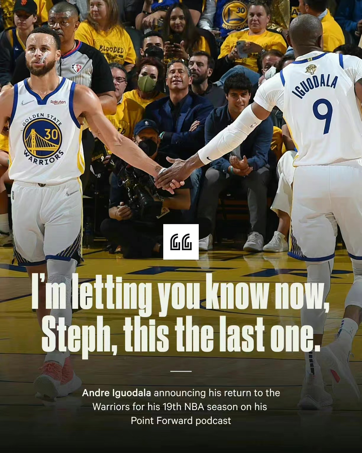 恭喜勇士,伊戈达拉正式宣布回归!20人豪阵出炉,库里太有福气了休闲区蓝鸢梦想 - Www.slyday.coM 恭喜勇士,伊戈达拉正式宣布回归!20人豪阵出炉,库里太有福气了休闲区蓝鸢梦想 - Www.slyday.coM