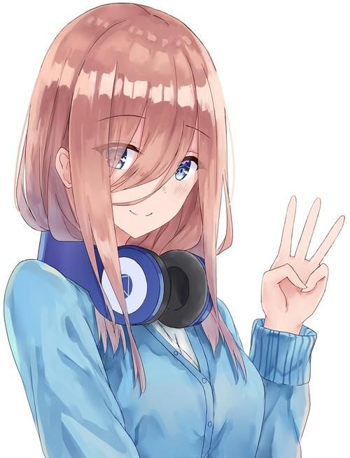 6/ 18《五等分花嫁》中野三玖壁纸精选5/ 18