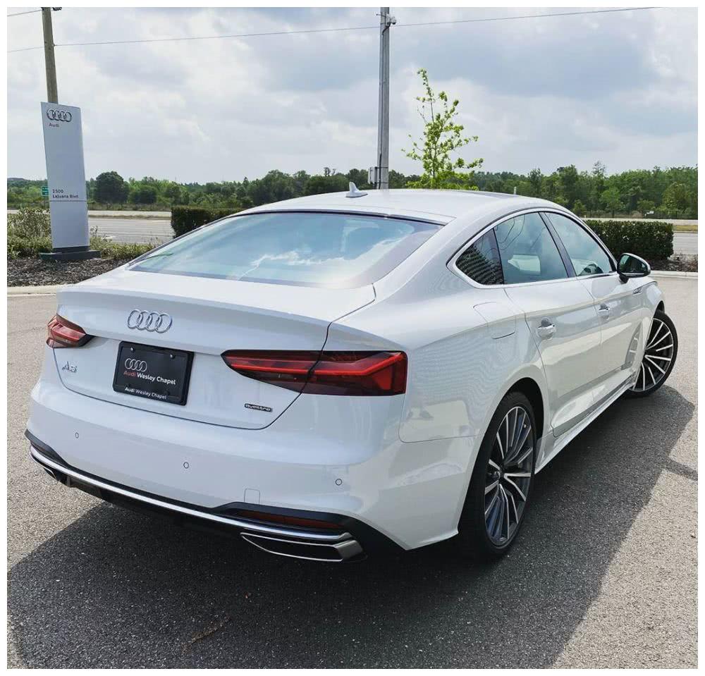 硬朗运动的设计 新款奥迪a5 sportback实车-新浪汽车