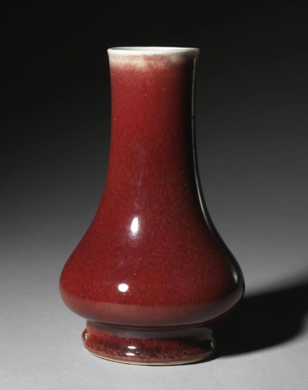 醉人的大清康熙郎窑红釉瓷器