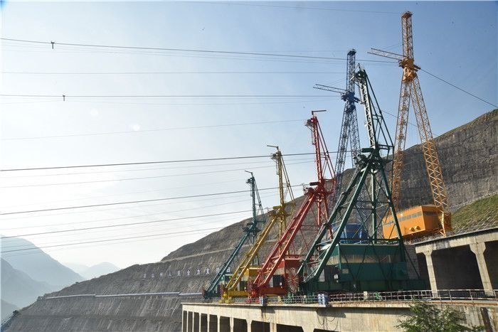 水电七局夹江水工承制的全球最大缆索式起重机群特别声明:以上文章