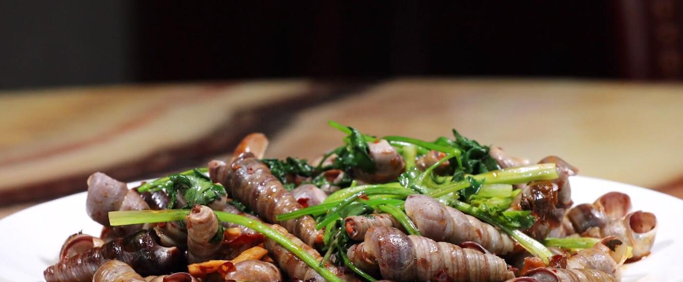 大厨教我加点"它",钉螺鲜香又美味_高清图集_新浪网