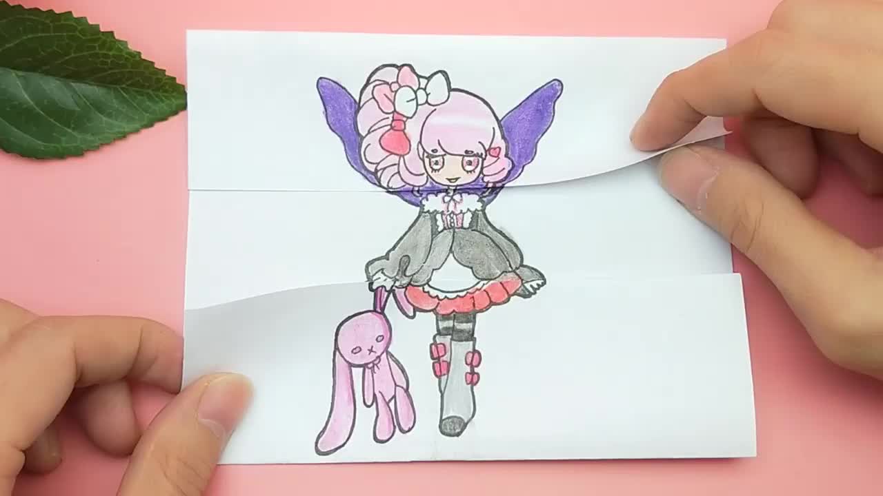 如何用1张手绘小花仙芬妮公主四次变身呢?画法简单变换有趣长相