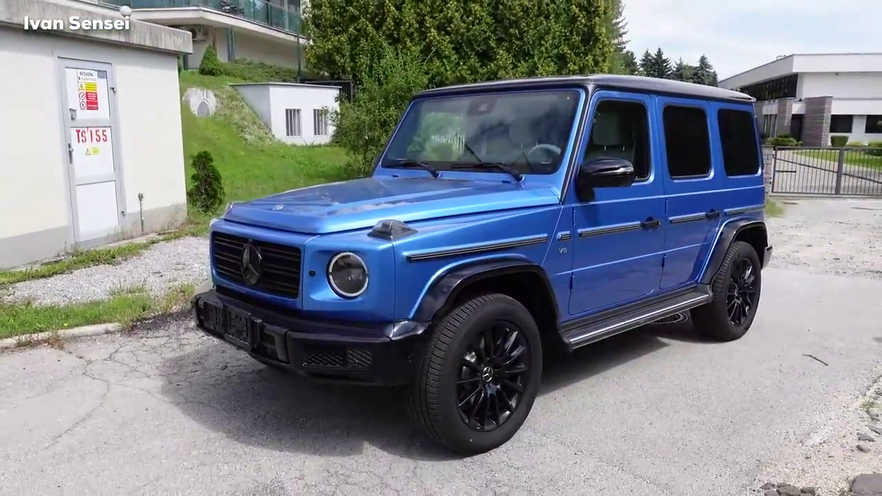 高清实拍2020款奔驰g500v8版,外形太帅!