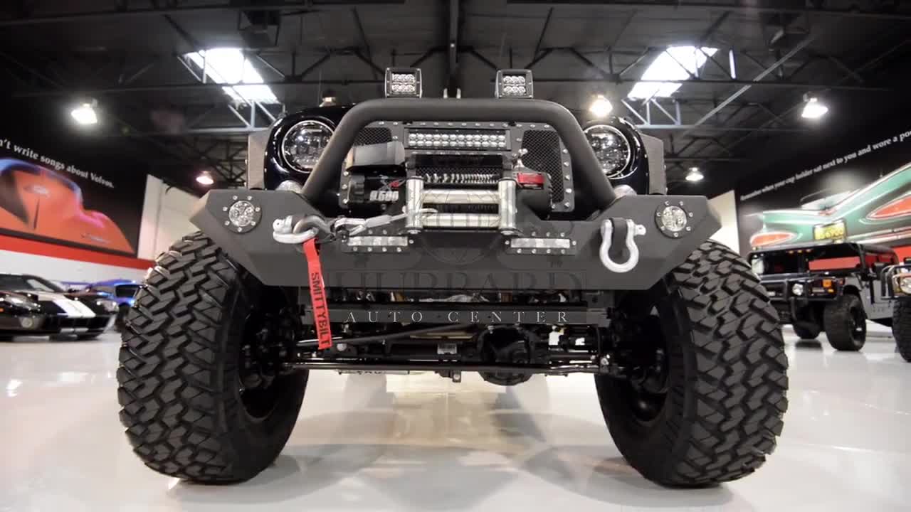 真不是盖的!看到车头的绞盘就知道这车不简单!