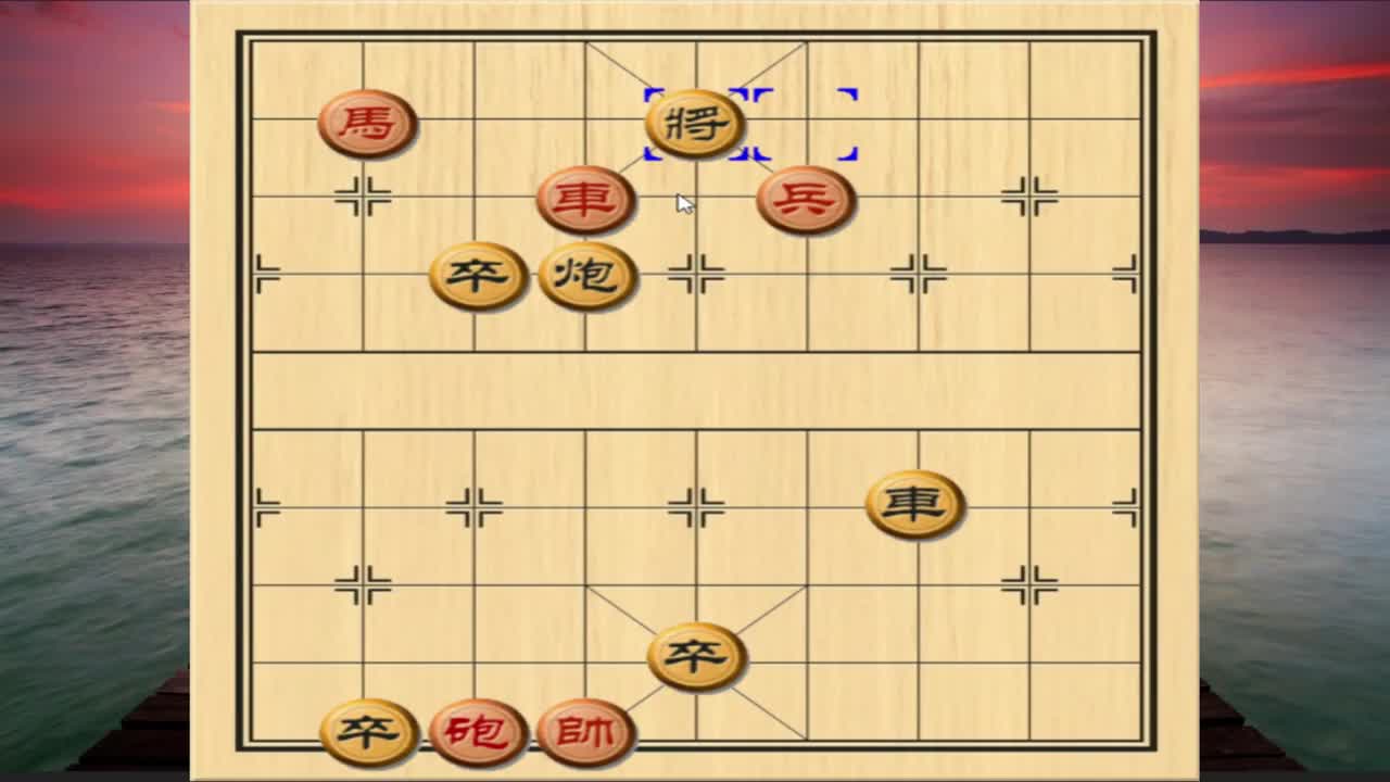 红方已成光杆司令大爷却从容不迫妙用炮马偷了家