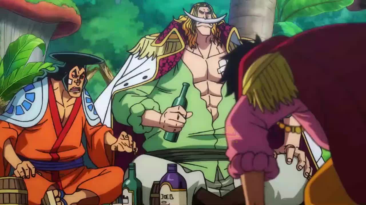 罗杰向白胡子下跪