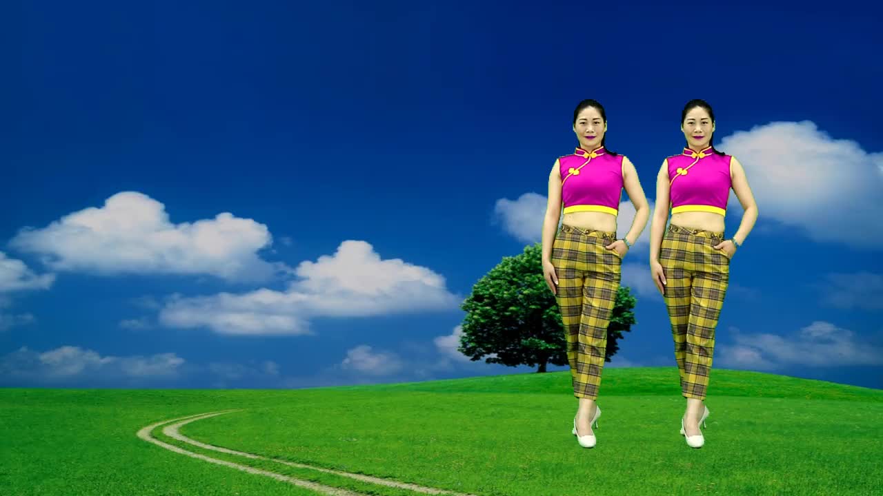 情歌广场舞今生只为遇见你风风雨雨多甜蜜天荒地老永不分离