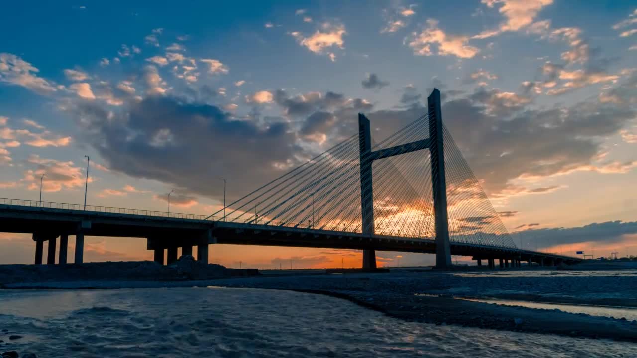 酒泉金河大桥.