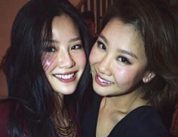郑欣宜晒出与同父异母妹妹郑咏恩的合照长相十分相似