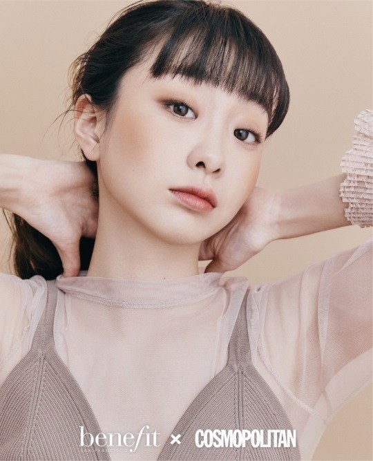 韩国女艺人金多美代言美妆品牌拍最新宣传照