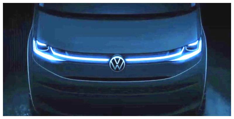 全新大众迈特威t7预告图发布采用贯穿式大灯外观很时尚