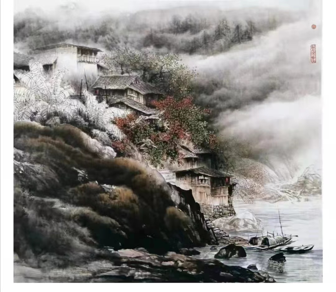 著名画家于永茂山水画作品联展