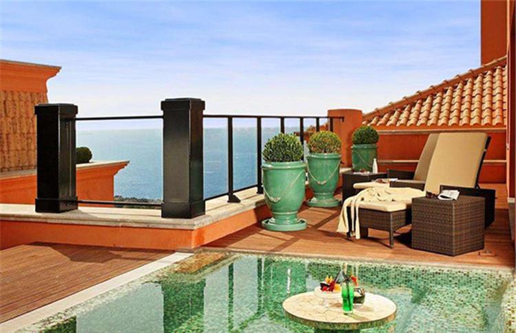 多功能阳台设计这样做更别致|阳台|多功能|泳池_新浪新闻