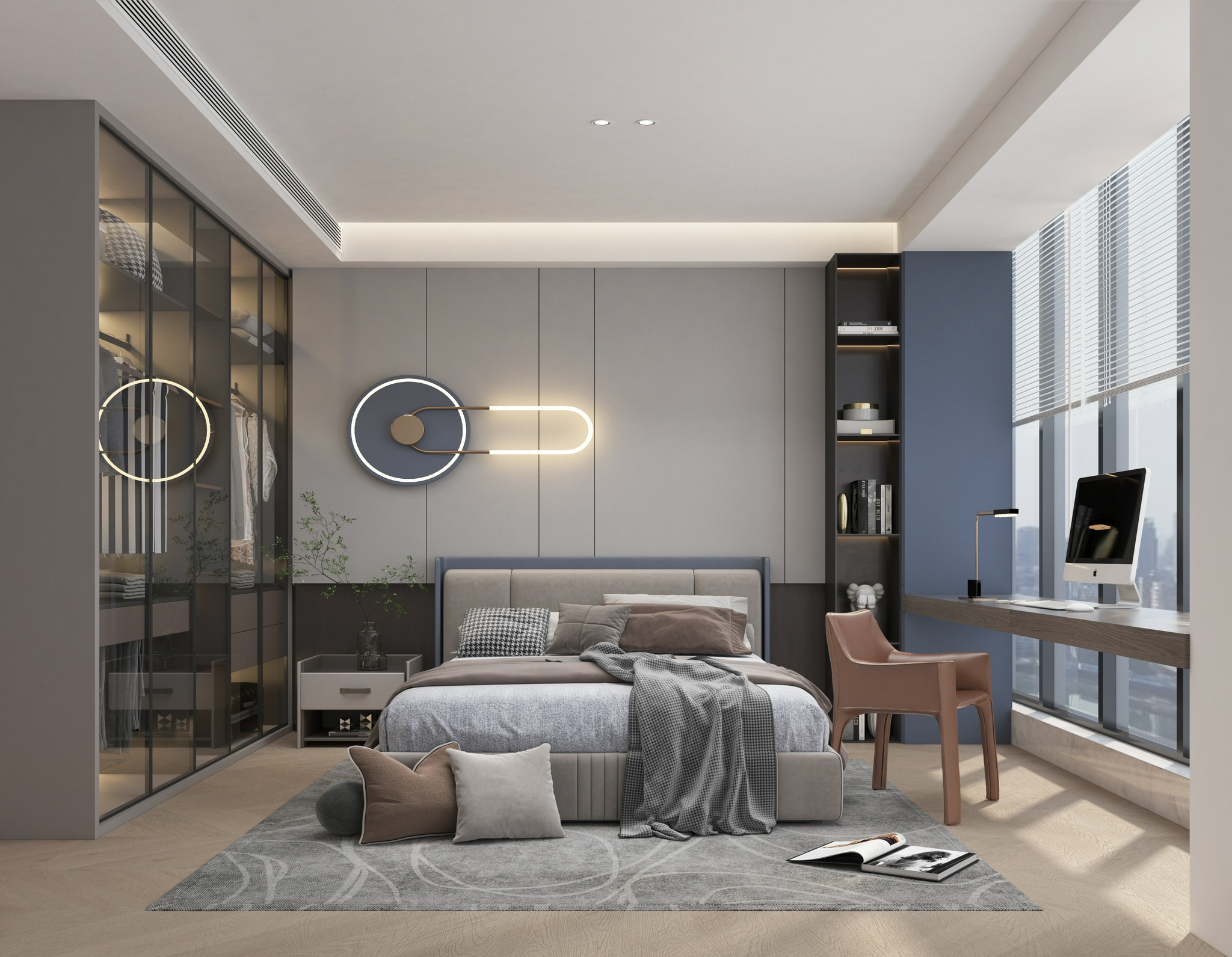 原创装修案例意式轻奢风让你有一个高贵典雅的体验