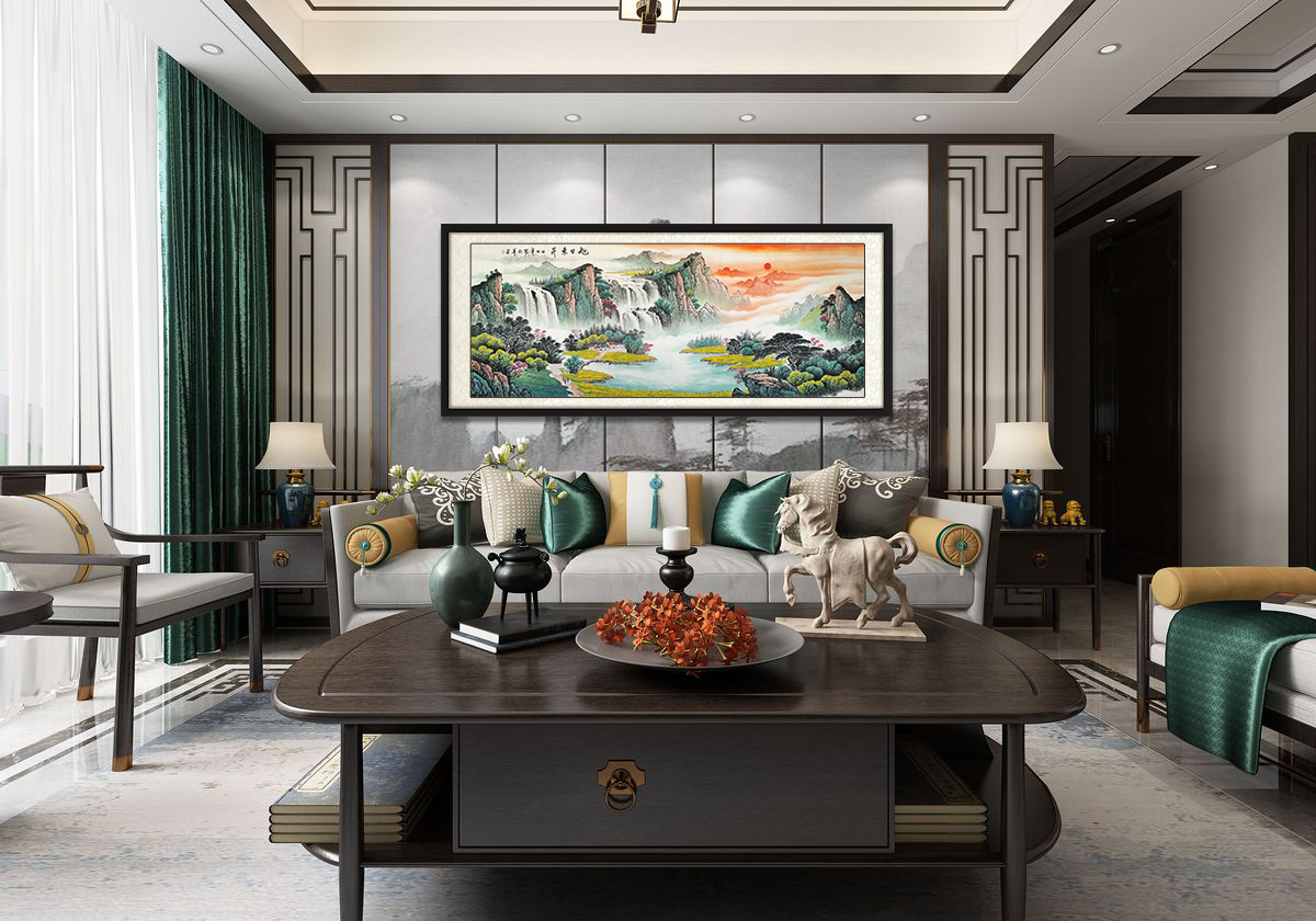 今天带来徐建清,毛远骏,予伟,李晓海四位山水画家带来的不同感官的