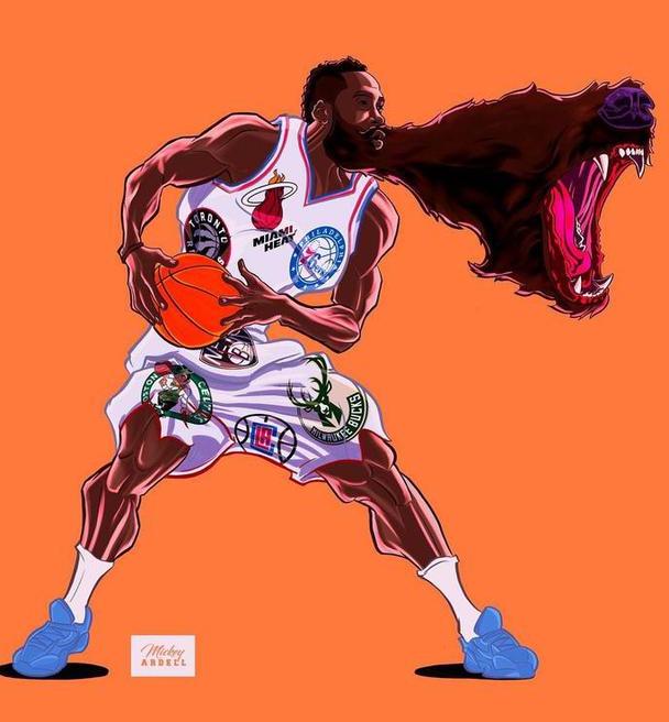 哈登成为nba目前最关键的人物,去哪儿影响多支球队争冠走向