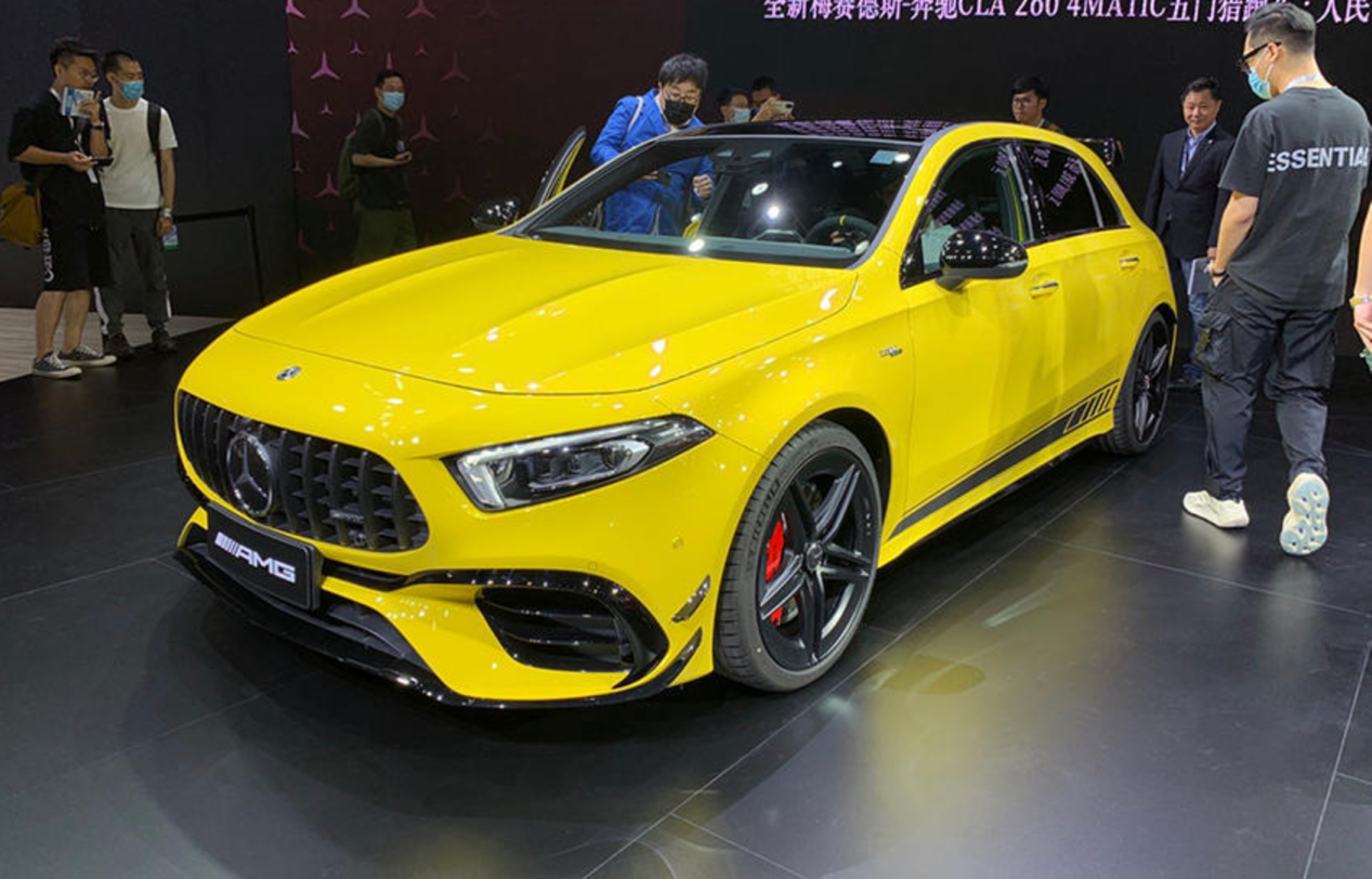 成都车展 全新amg a 45正式上市