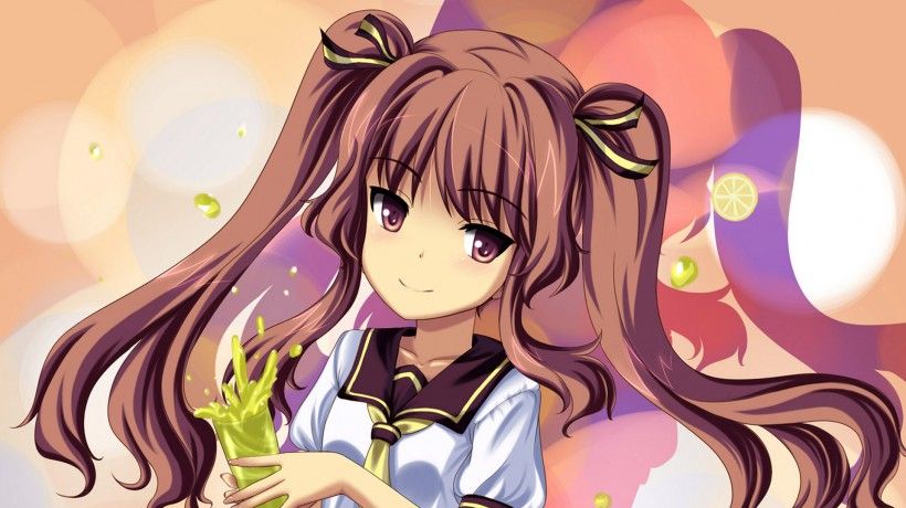 山乃柠檬动漫人物图片 美丽动人 天真无邪