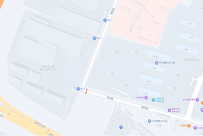 23日起金普新区同济路局部全封闭施工