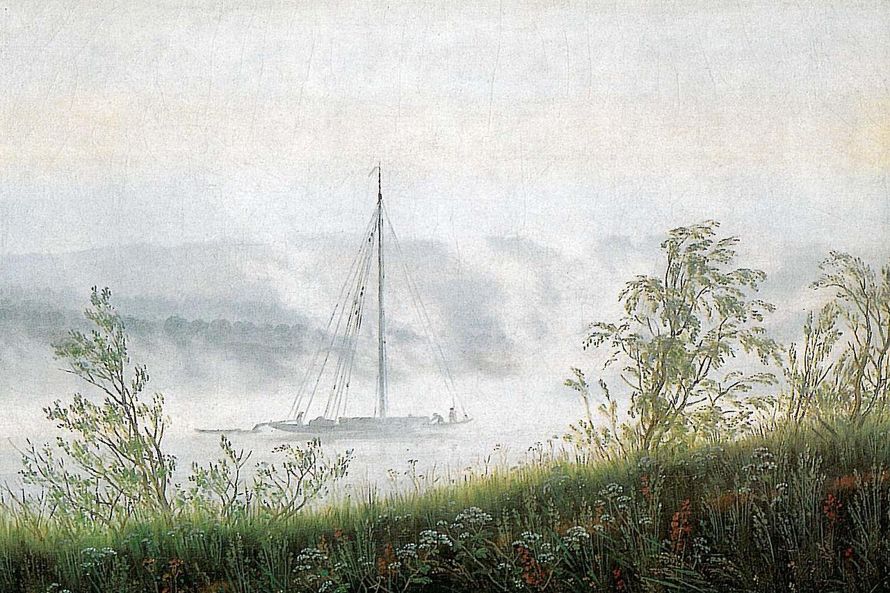 渔船画:出海,归来,靠岸-大卫·弗里德里希|美术作品